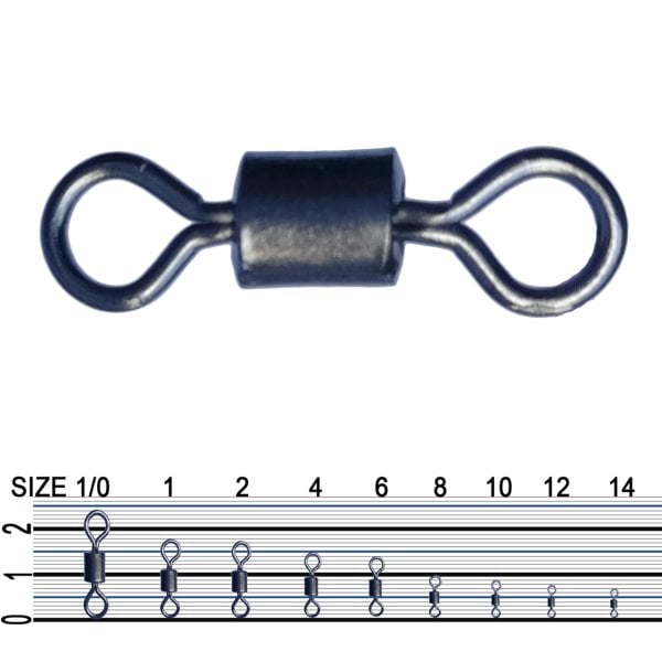 Inox Bilyalı Düz Fırdöndü 10'lu