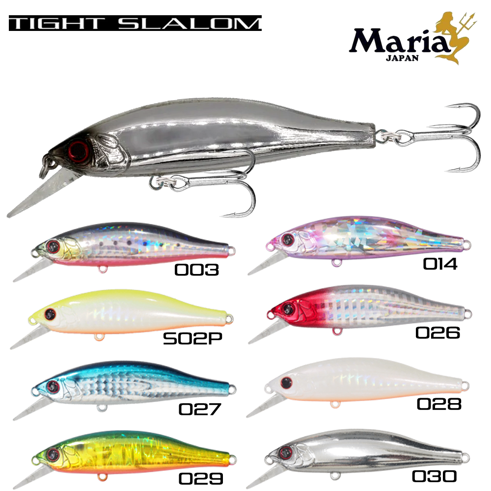Maria Tight Slalom 8cm/11g Maket Balık