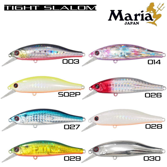 Maria Tight Slalom 8cm/11g Maket Balık