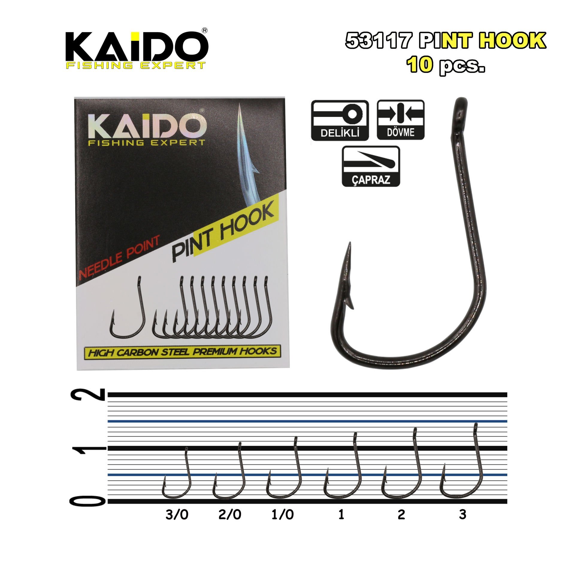 53117 Pint Hook (10 Pcs)