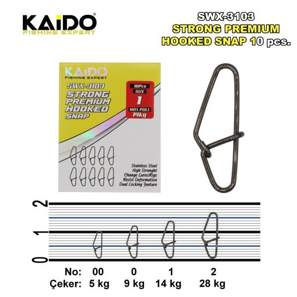 SWX-3103 Hooked Snap (10 Pcs)