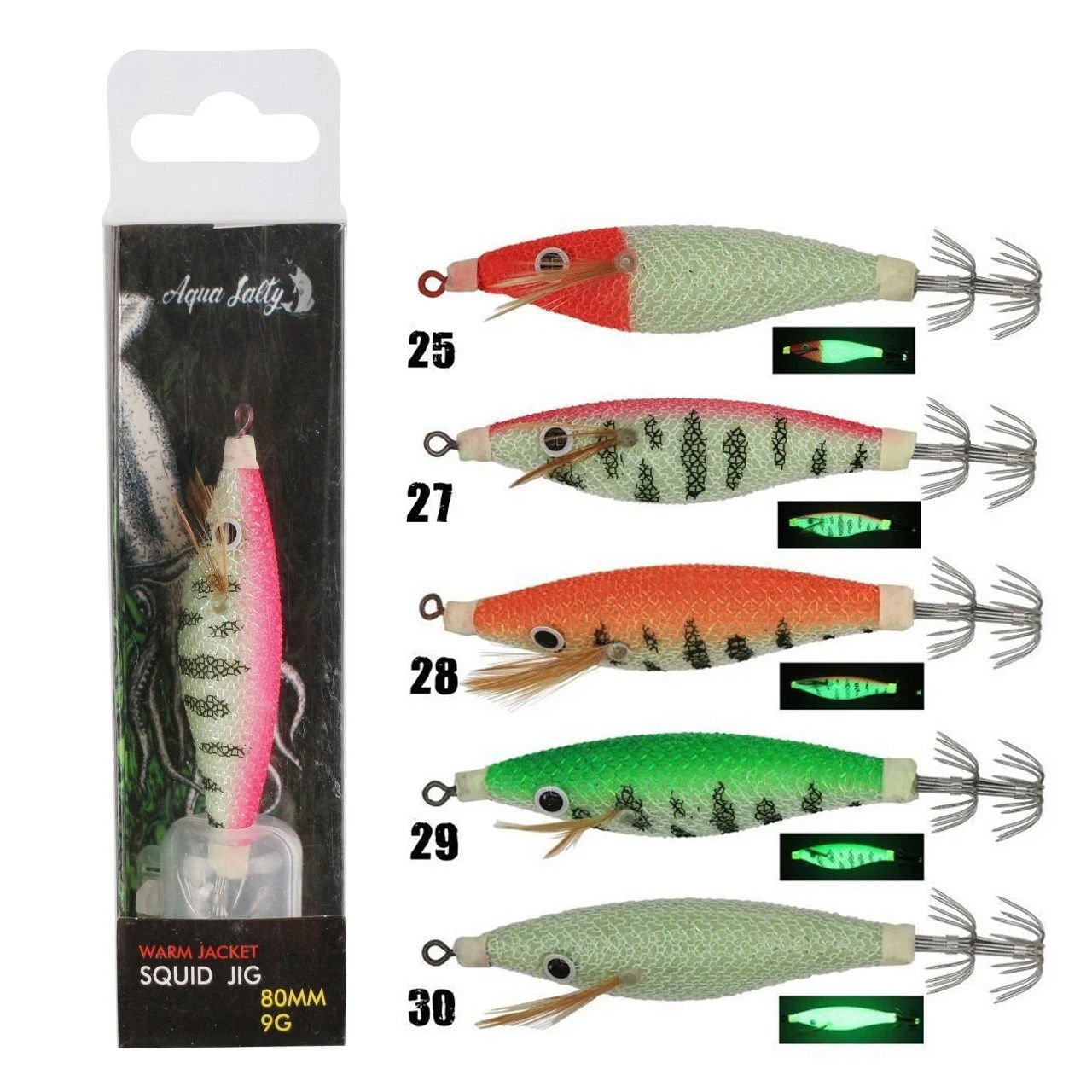 Vanator Squid Jig Kalamar Zokası 80mm 9gr