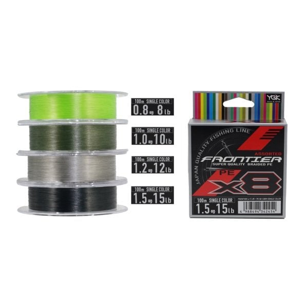 Assorted Frontier PE X8 SC 100 Mt