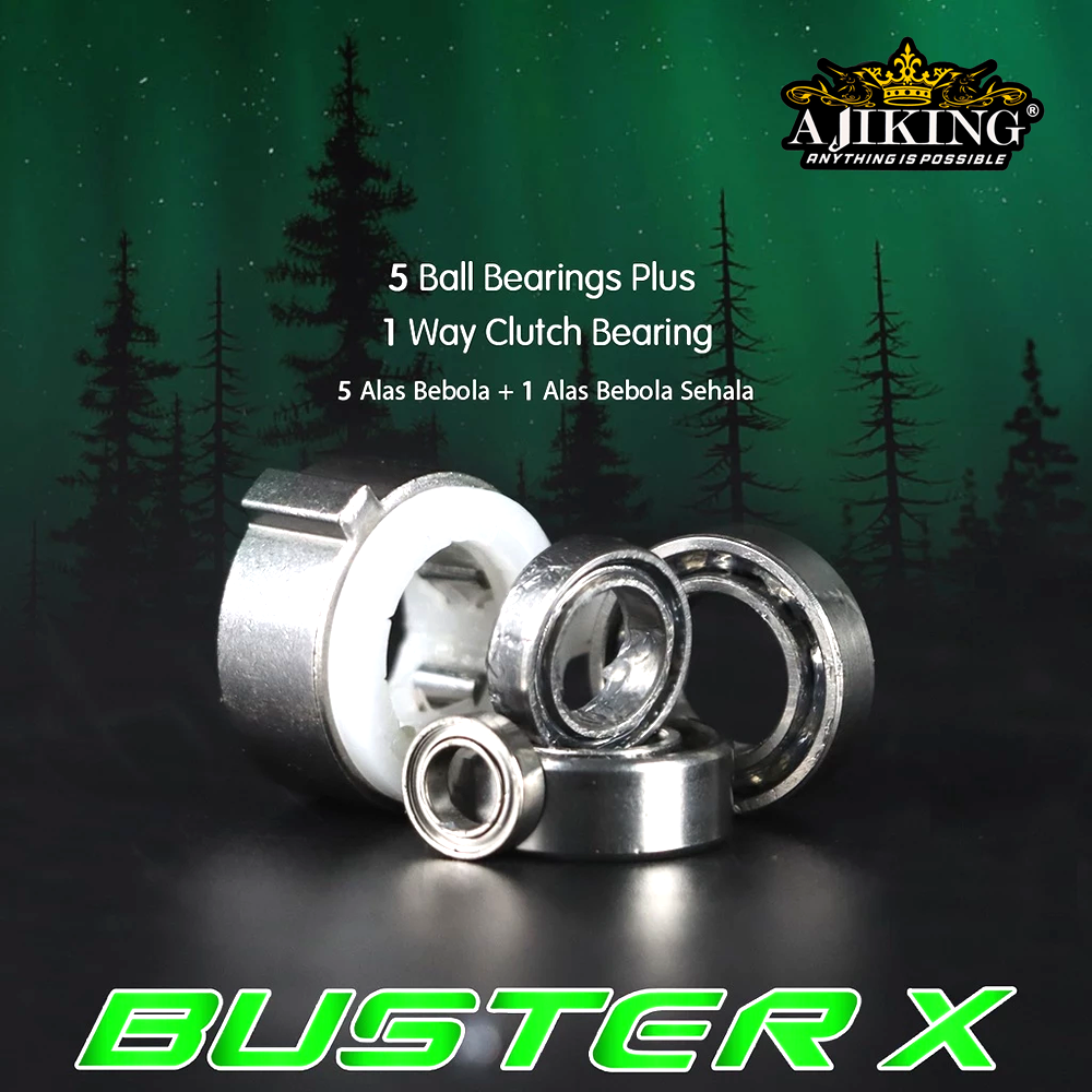 AJIKING Buster X 5+1BB Olta Makinesi