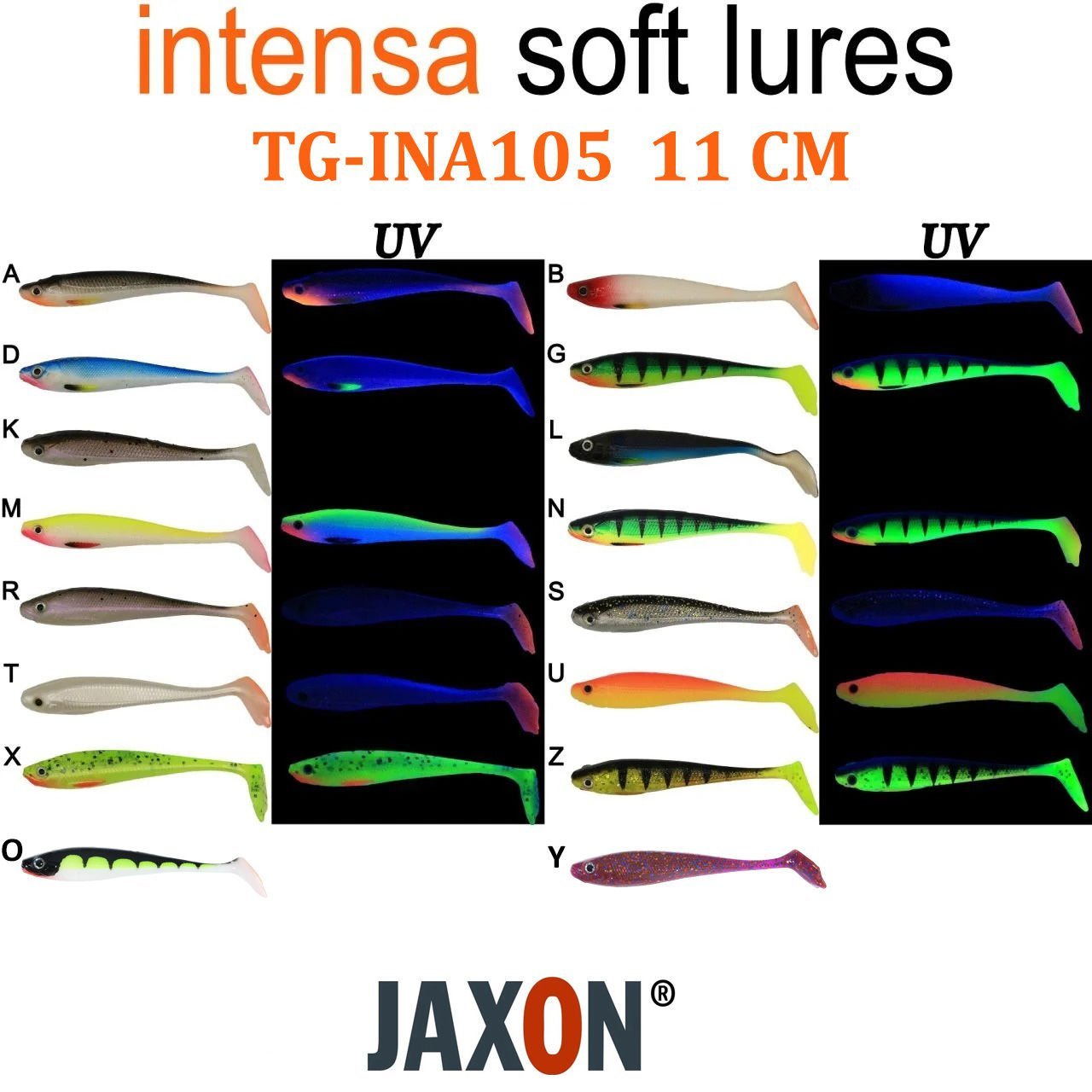 Jaxon Gummy İntensa 11cm Silikon Balık
