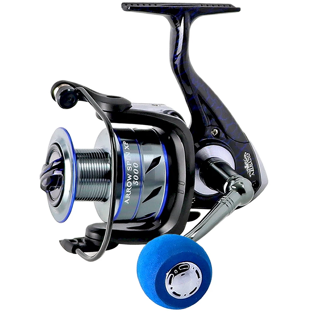 AJIKING Arrow Spin XP Blue 5+1BB Olta Makinesi