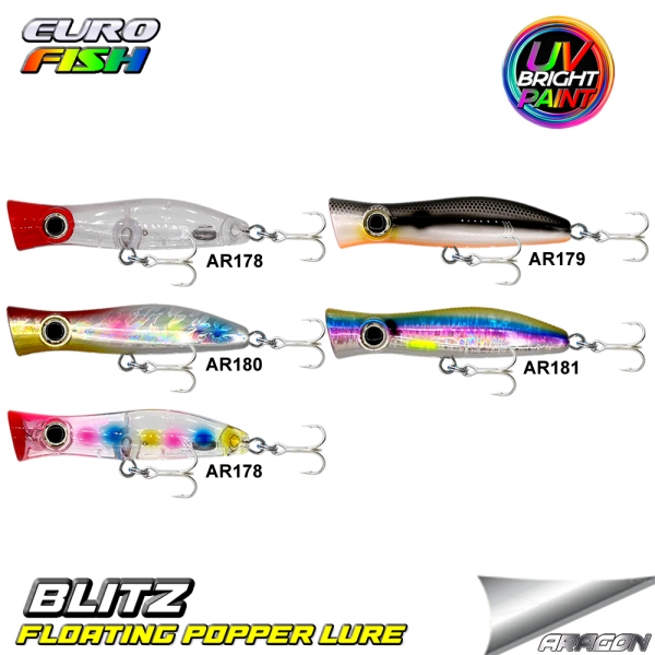 Blitz Popper 105Mm 30Gr Su Üstü Maket Balık
