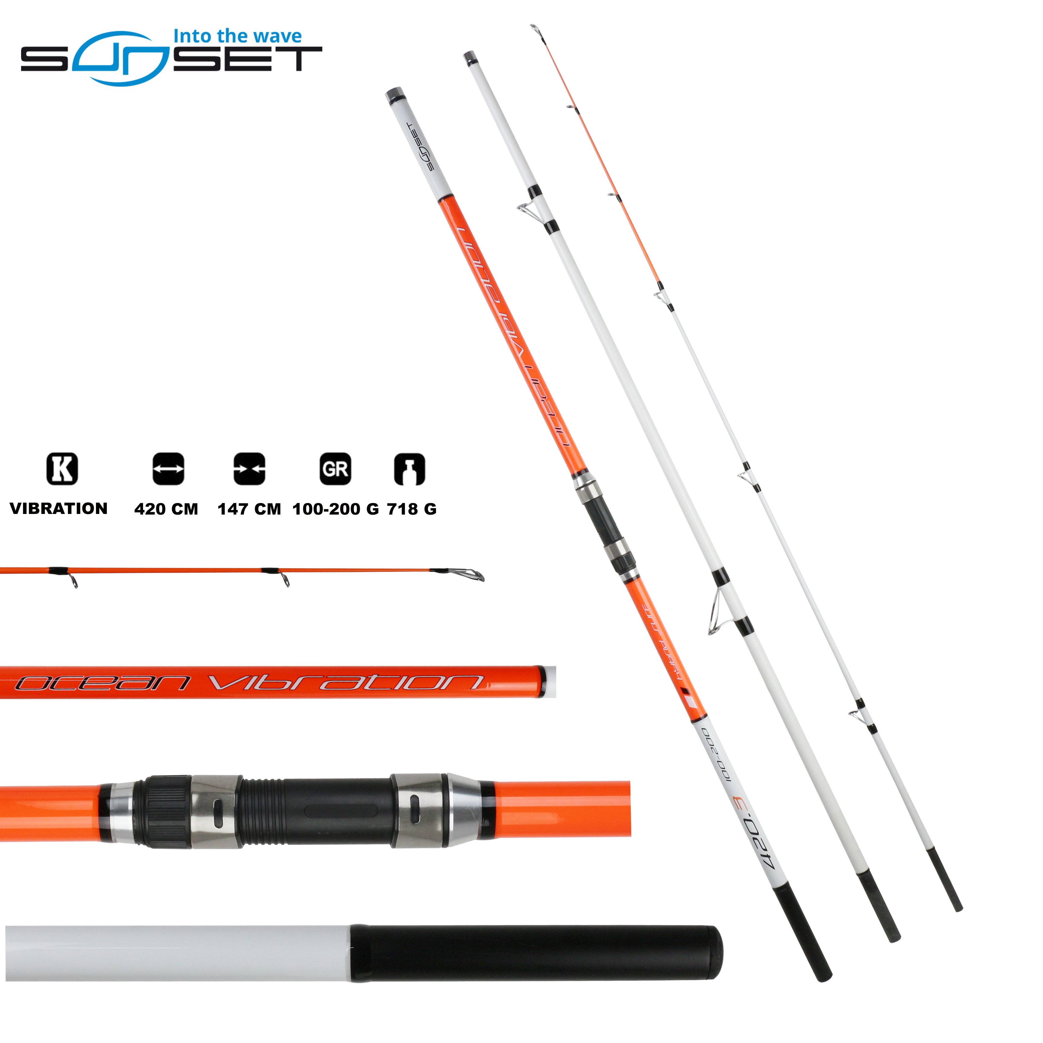 Ocean Vibration Hybrid LC 420 Cm Surf Kamışı (100