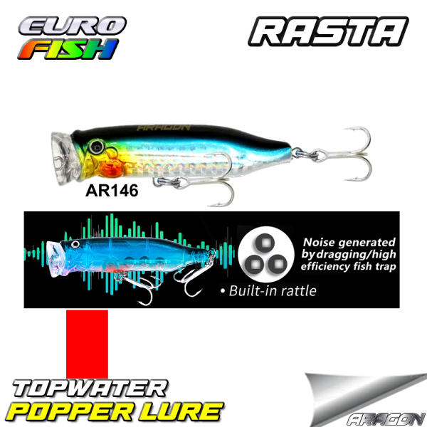 Rasta Popper 70Mm 10Gr Su Üstü Maket Balık