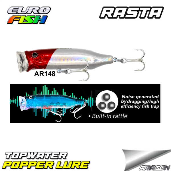 Rasta Popper 70Mm 10Gr Su Üstü Maket Balık