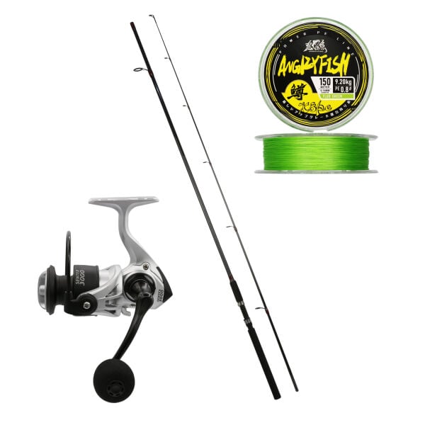 Eurofish Saxon 270 cm 10-40 gr + Eurofish Sentex Gri 3000 Spin Olta Seti