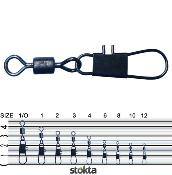 Inox Kilitli Bilyalı Fırdöndü 10'lu