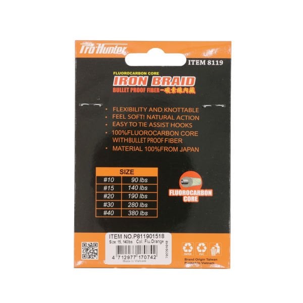 Iron Braid Fluorocarbon Core Assist İpi