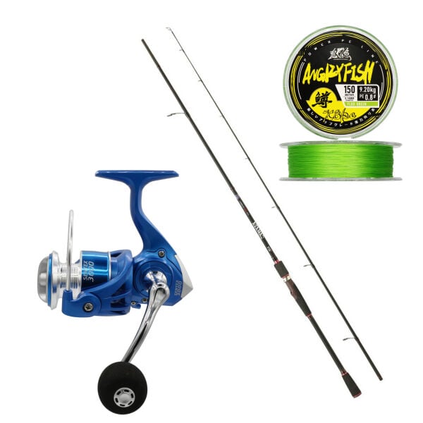 Akami Samara 270 15-50 Spin Kamışı + Eurofish Sentex 3000 Olta Seti