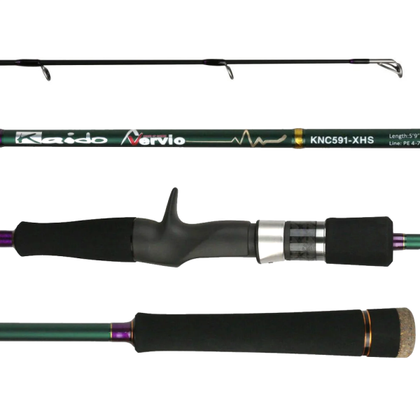 Kaido-Nervio Solid Caron Baitcast Rod KNC591-XHS Jig Kamışı