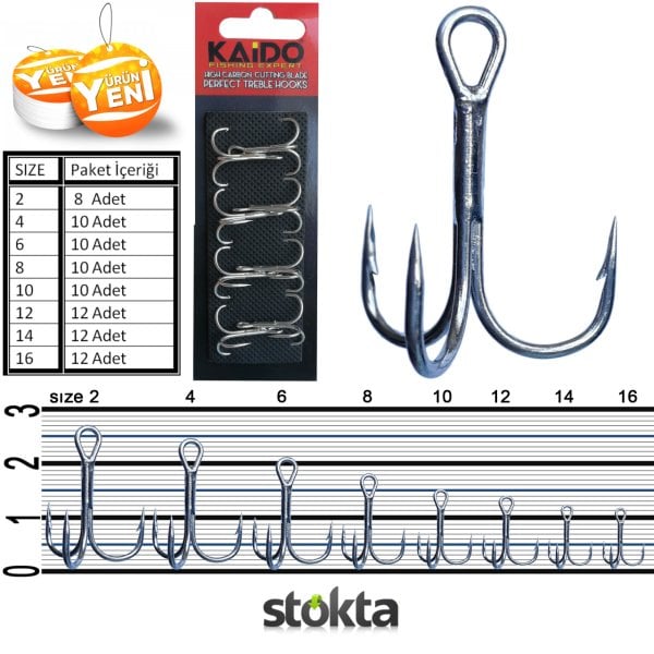 Kaido 9882 Üçlü Çarpma İğnesi
