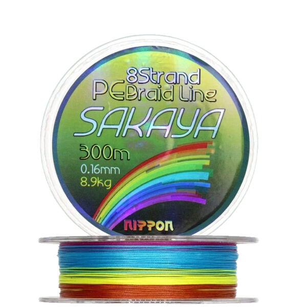 Sakaya 300 Mt İp Misina 8X Multi Color