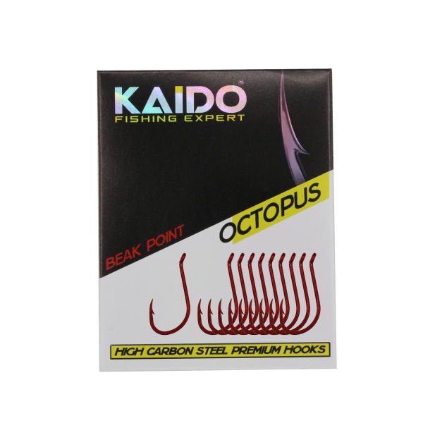 1102 Red Octopus Beak Olta İğnesi (10 pcs)