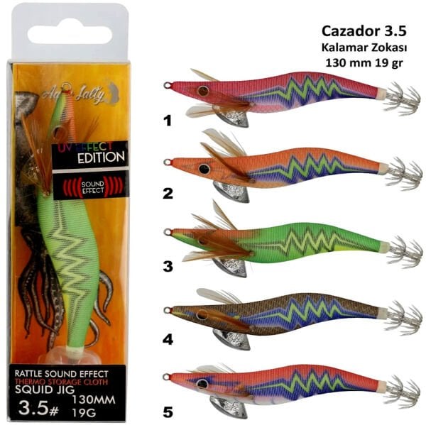 Cazador Squid Jig Kalamar Zokası 130Mm 19G 3.5