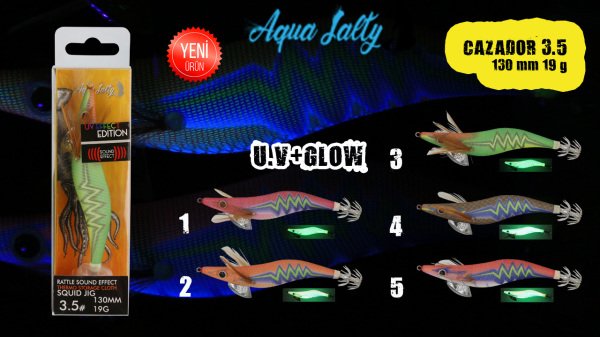 Cazador Squid Jig Kalamar Zokası 130Mm 19G 3.5