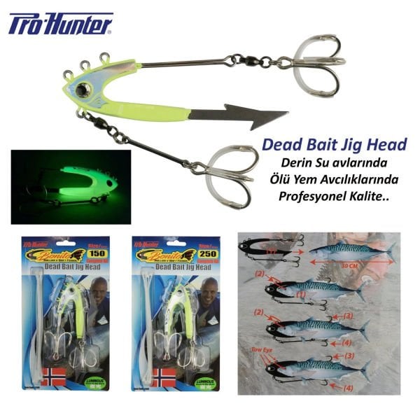 Bonito Dead Bait Jig Head (Bonito Ağırlık) 350 gr