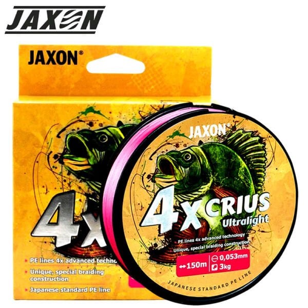 Jaxon 4xCrius Ultralight 150mt Pink İp Misina