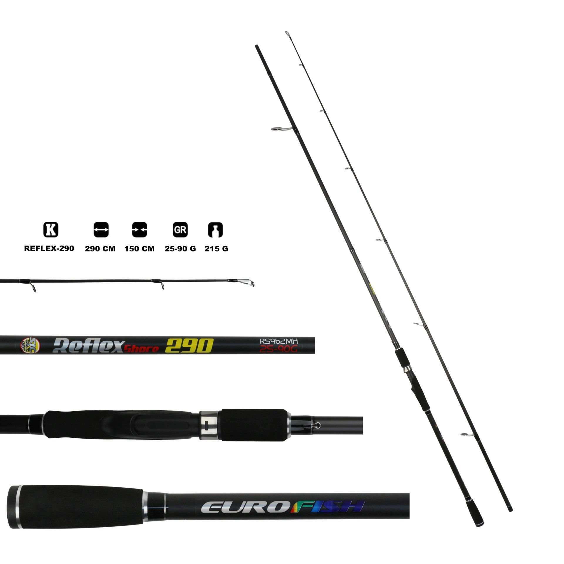 Reflex 290 Shore Jig Kamışı 25-90 g