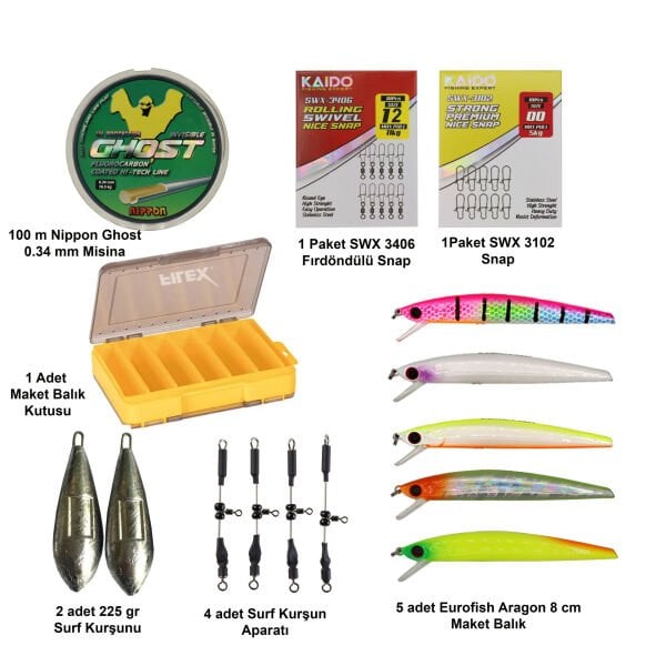 Kurşun Arkası Lüfer Seti