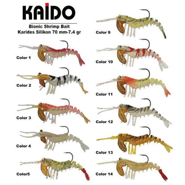 LC70S Shrimp Bait Karides 70mm 7.4gr
