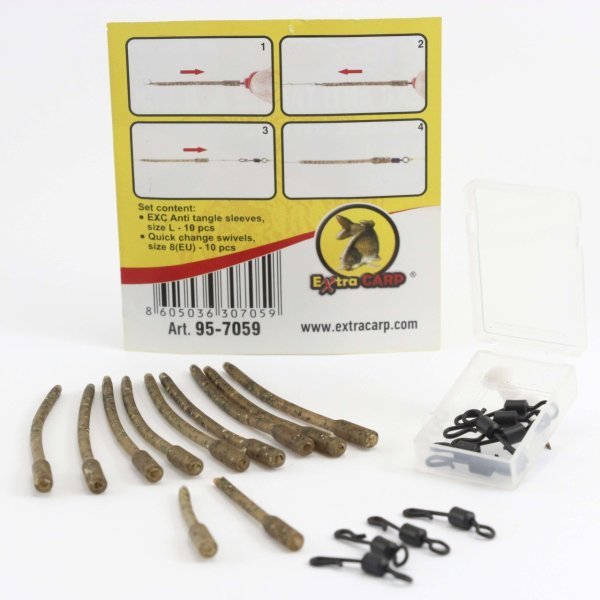 Exc Anti Tangle & Quick Change Swivel/ 10 Sets