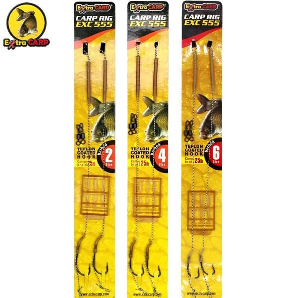 EXC 555 Sazan Boili Takımı Teflon İğneli 25lb