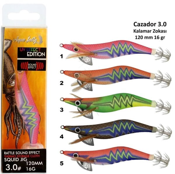 Cazador Squid Jig Kalamar Zokası 120Mm 16G 3.0