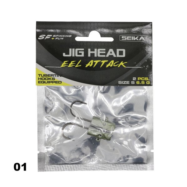 İberica Eel Attack 2'li  Jig Head 6.5Gr