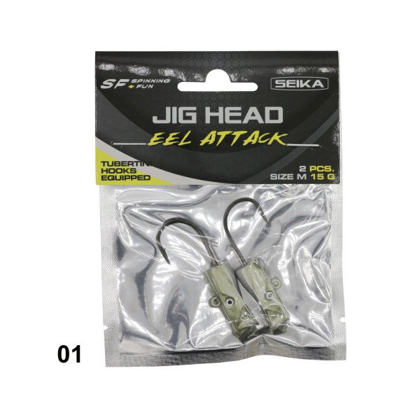 İberica Eel Attack 2'li  Jig Head 15Gr