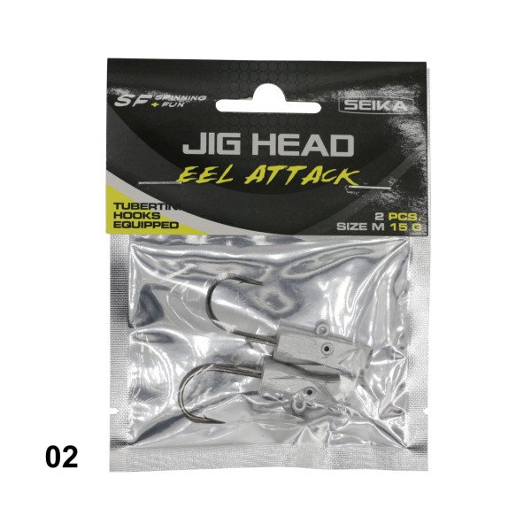 İberica Eel Attack 2'li  Jig Head 15Gr