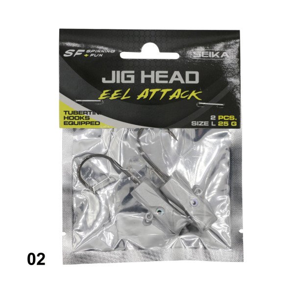 İberica Eel Attack 2'li Jig Head 25Gr