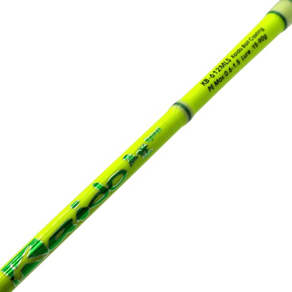 Kaido Light Jigg.Rod Casting Chartreuse KB-612MLS