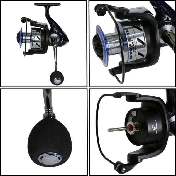 AJIKING Arrow Spin Blue 5+1BB Olta Makinesi