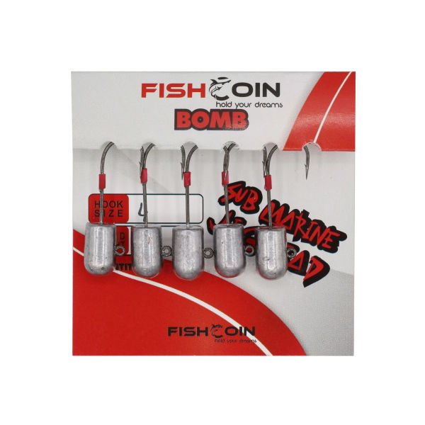 Fishcoin Bomb Jighead 8-2.5 gr
