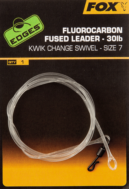 Fox Fluorocarbon fused leader - size 7 kwik change