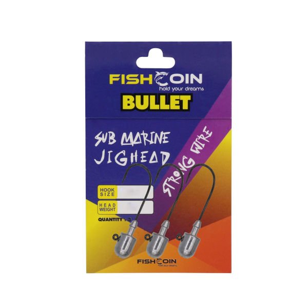 Fishcoin Bullet Jighead 3/0-5 gr