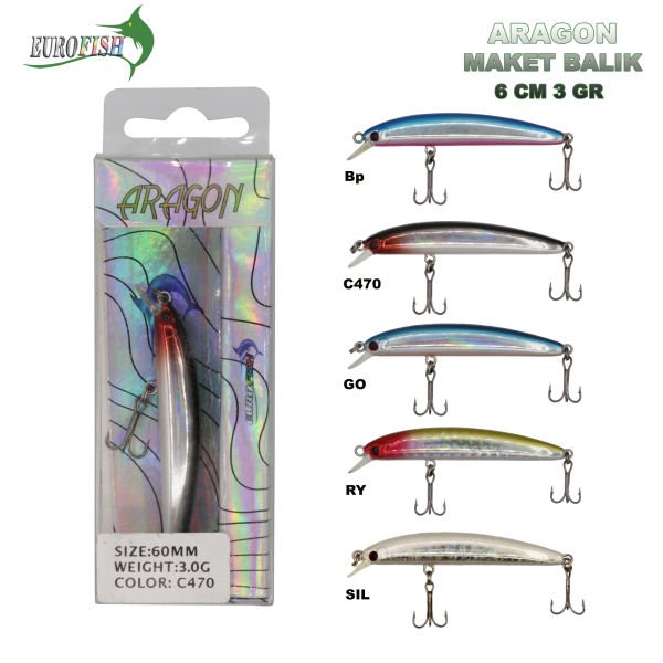 Aragon AGF 60 Maket Balık 6 cm