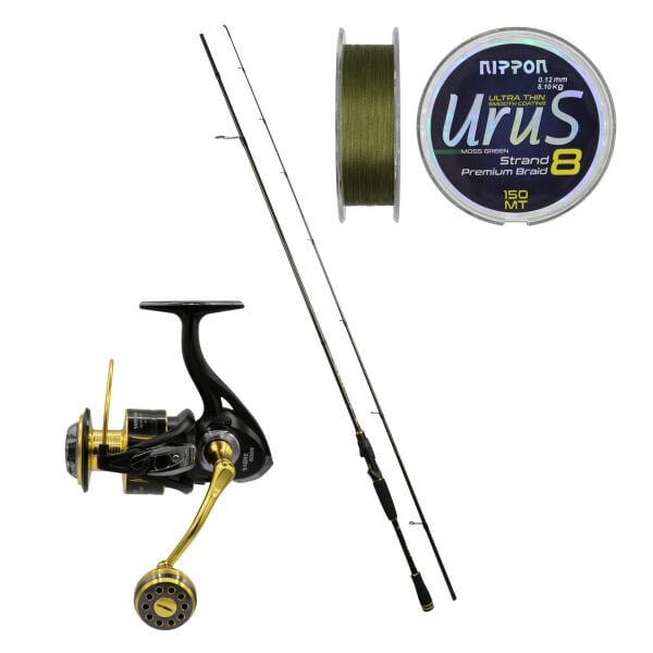 Kaido Potamax 265 cm 10-40 gr + Eurofish Sabre 4000 Spin Olta Seti