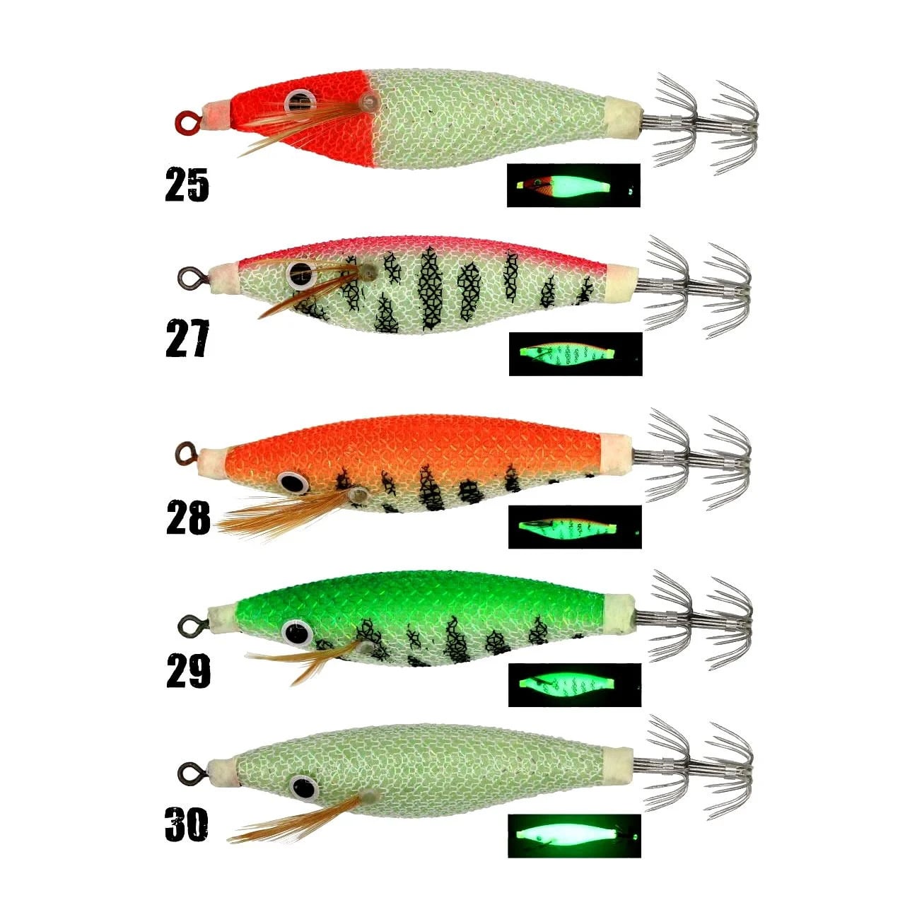 Vanator Squid 8 cm 9 gr 5'li Kalamar Zokası Seti